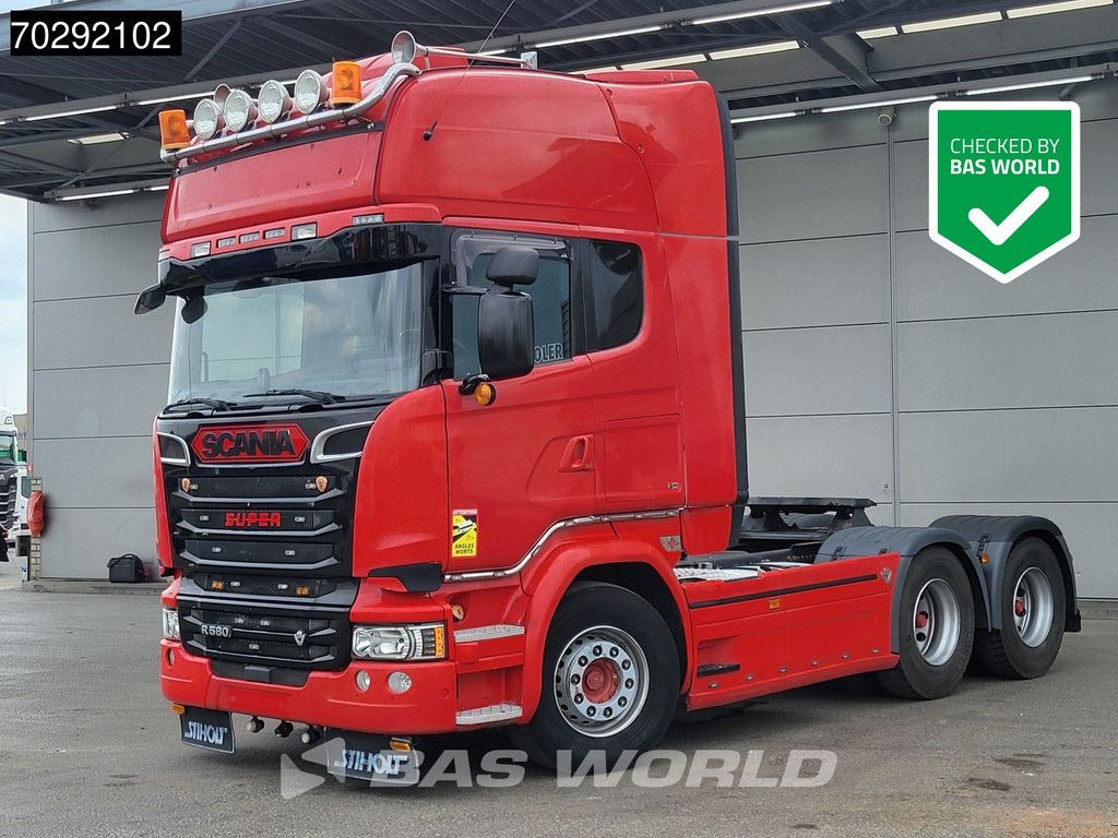 Scania R580 6X4 Retarder Standairco Xenon Navi ACC Euro 6