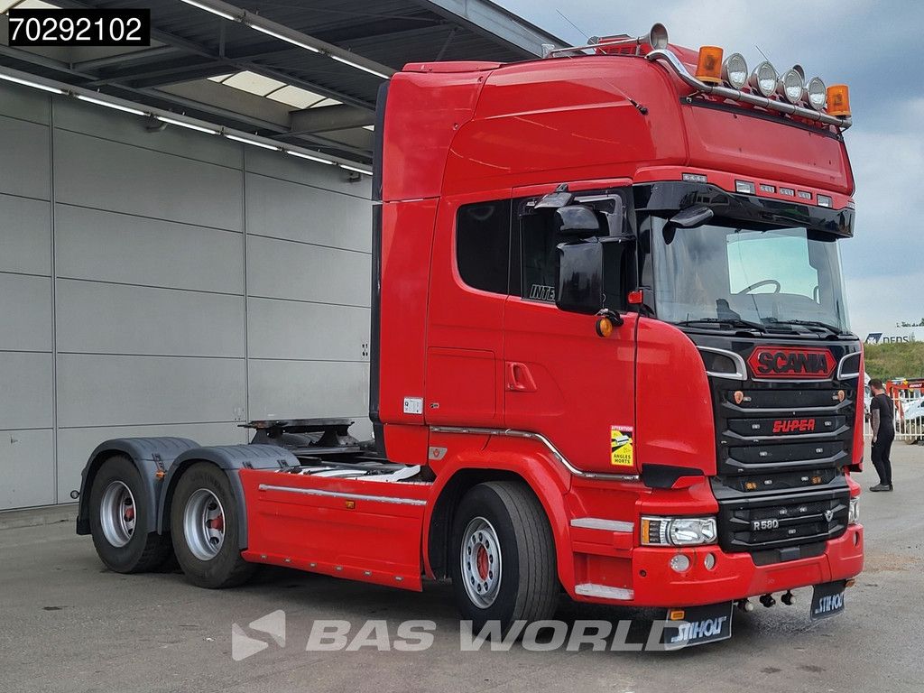 Scania R580 6X4 Retarder Standairco Xenon Navi ACC Euro 6