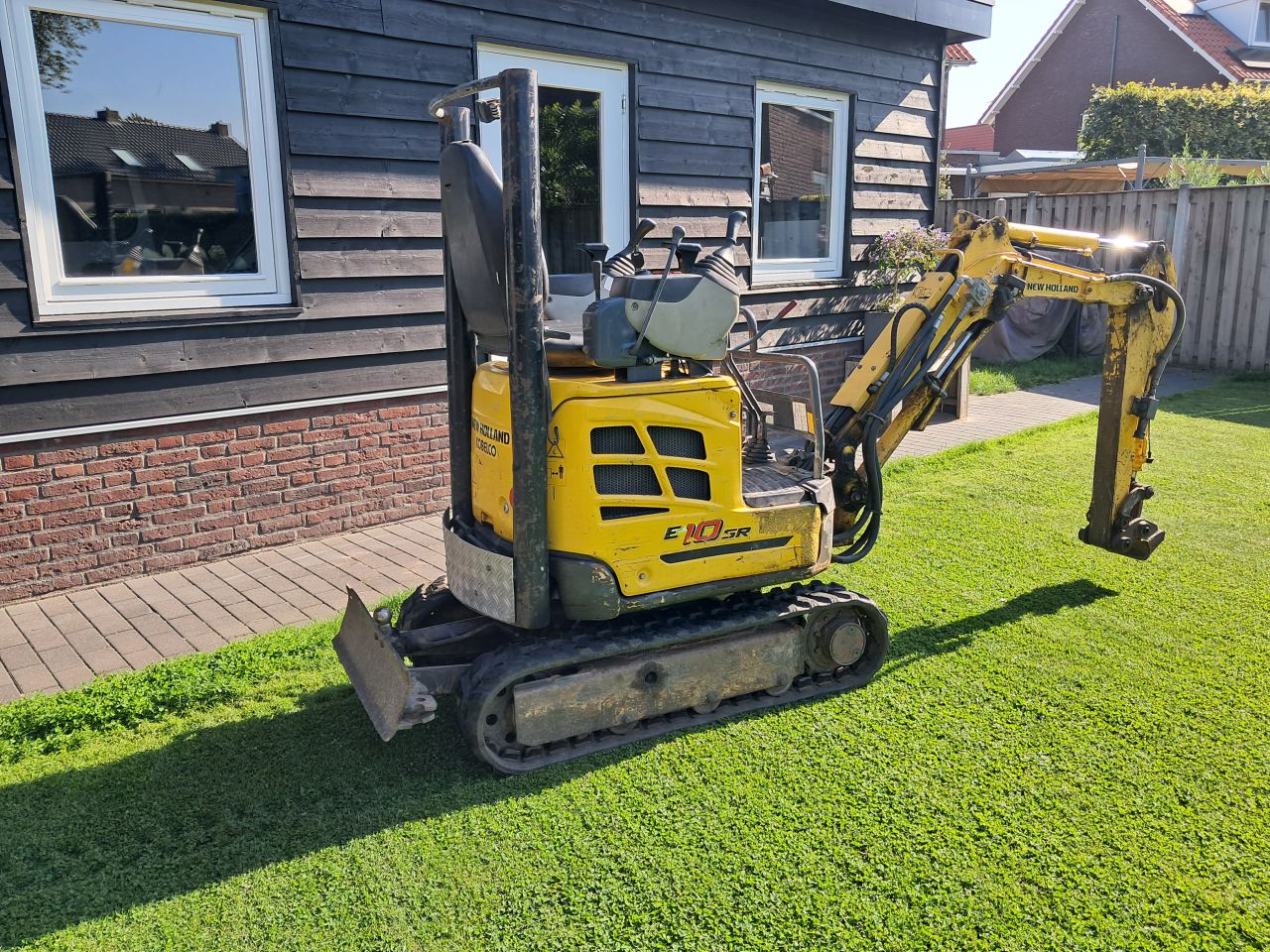 Minigraver New Holland E10 SR ( Bj 2011 ) Graafmachine / Kraan