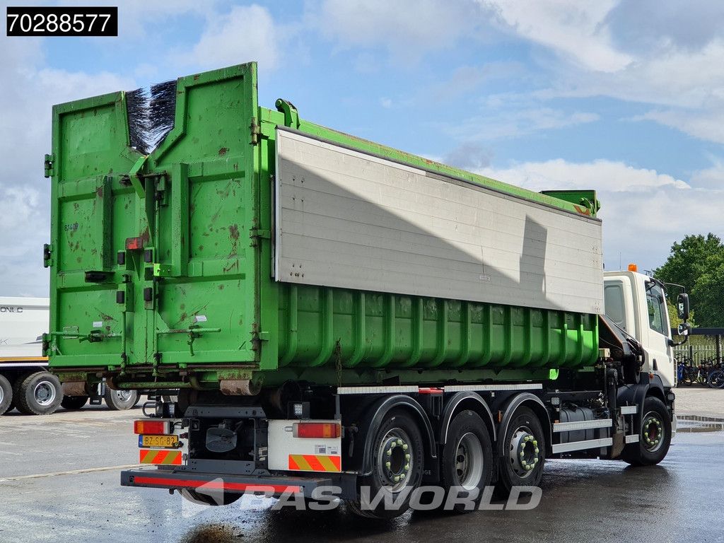 DAF CF85.360 8X2 NL-Truck HIAB 211 E-3 Hipro Crane + Hooklift Lift+steering Axle Automatic Euro 5