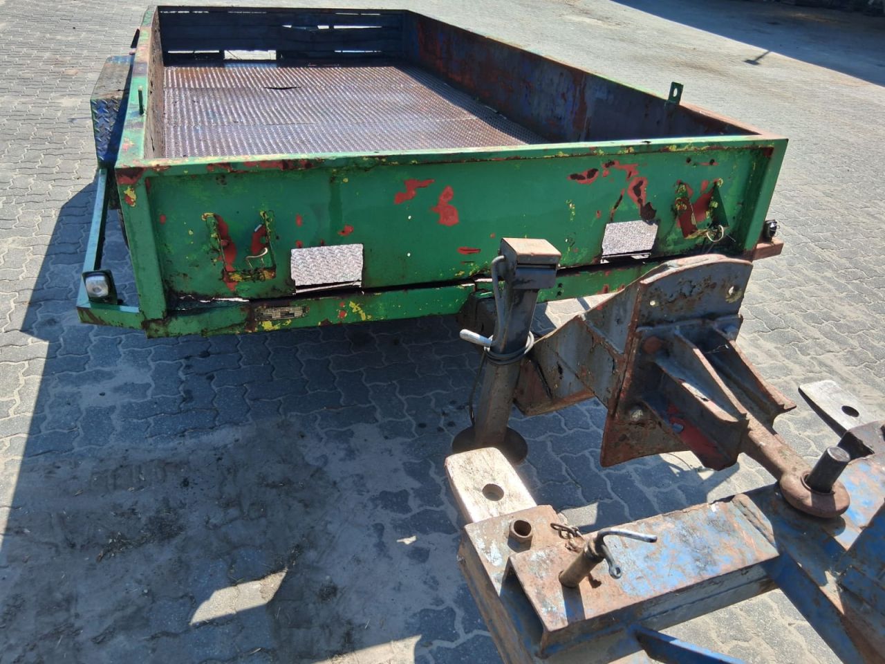 Oprijaanhanger Blomenröhr landbouw