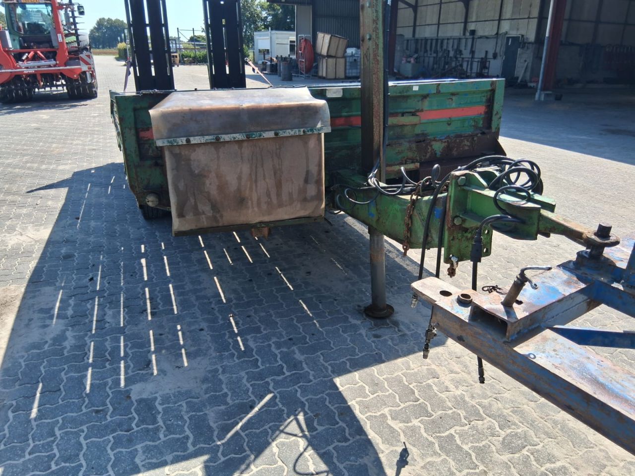 Oprijaanhanger Blomenröhr landbouw
