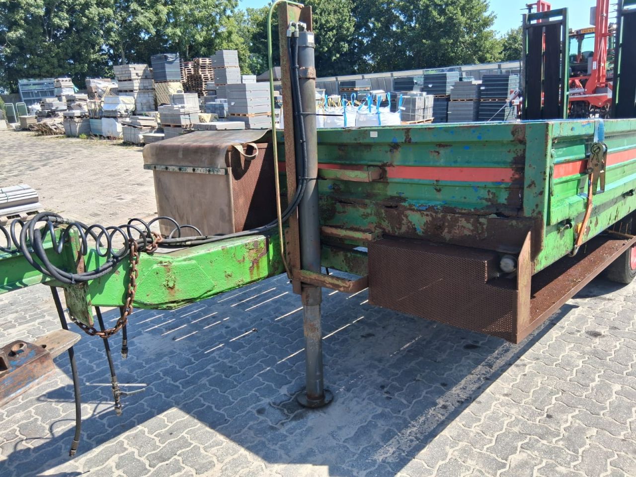 Oprijaanhanger Blomenröhr landbouw