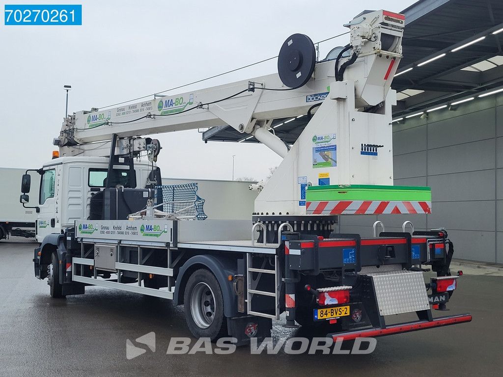 MAN TGM 18.250 4X2 44mtrs Böcker AK44/4000 Hubarbeitsbühne Manual Euro 6