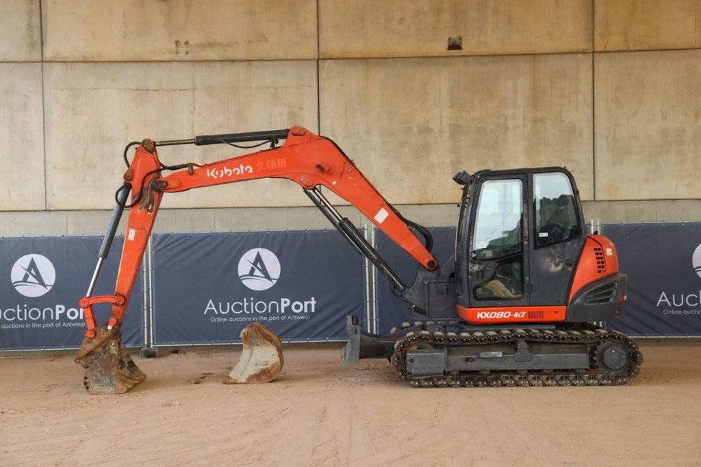 Rupsgraafmachine Kubota KX080-4 Diesel 2013