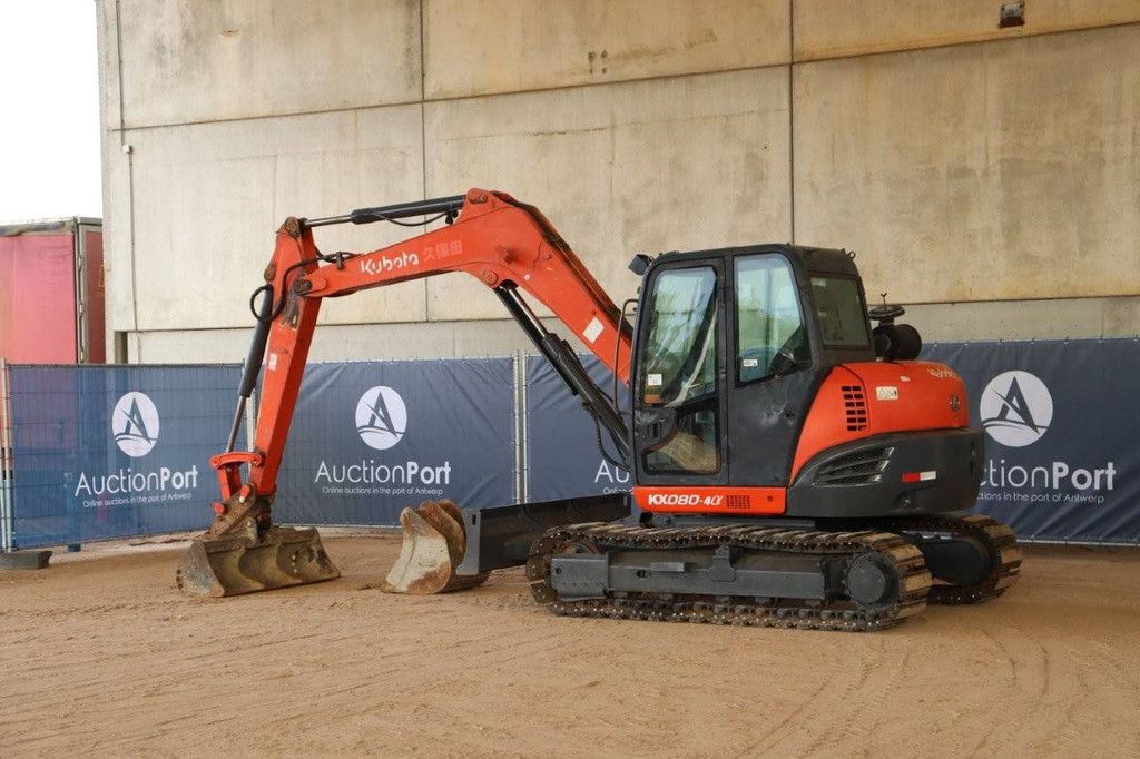 Rupsgraafmachine Kubota KX080-4 Diesel 2013