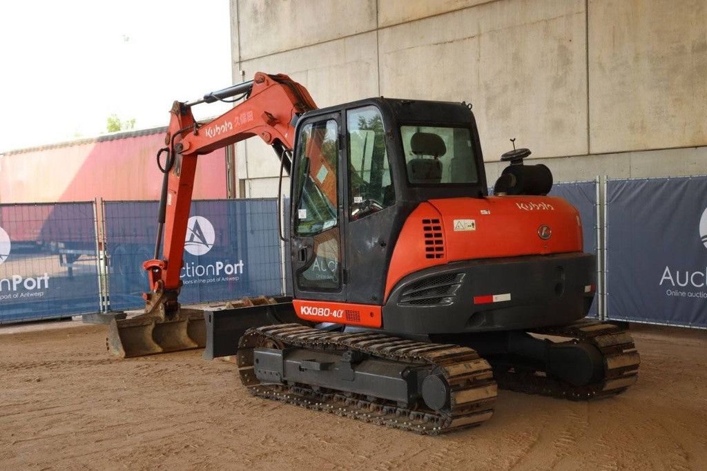 Rupsgraafmachine Kubota KX080-4 Diesel 2013