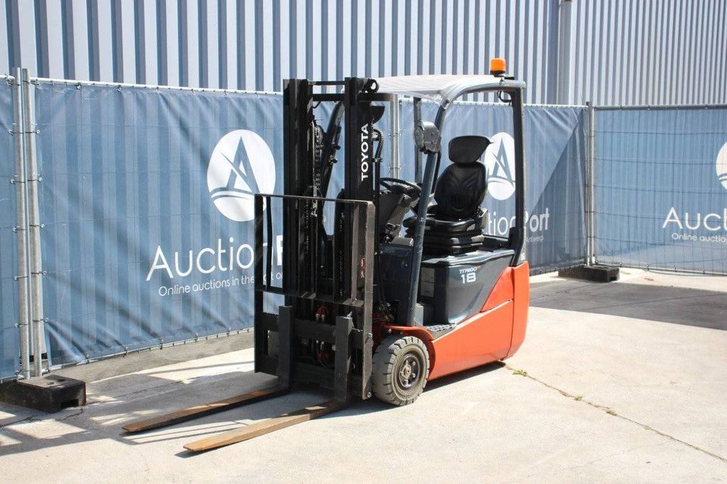 Toyota 8FBEK18T Electric Forklift 1800kg 3.0m 2016