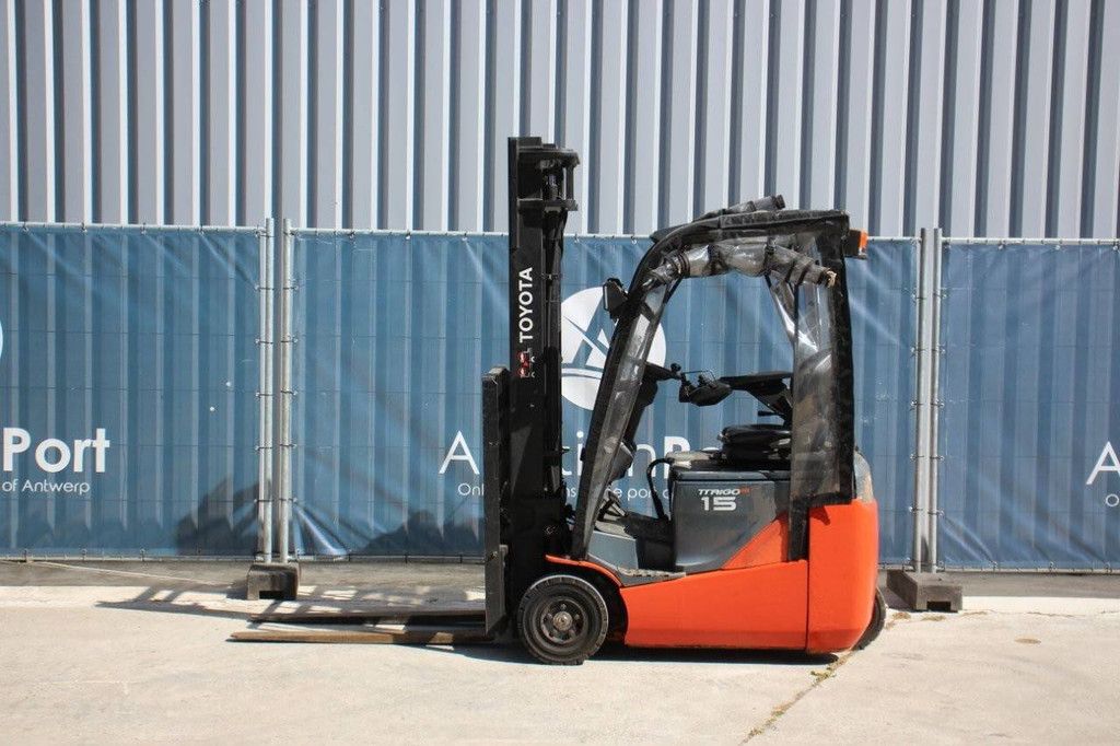 Toyota 8FBE15T Electric Forklift 1500kg 3.7m 2016