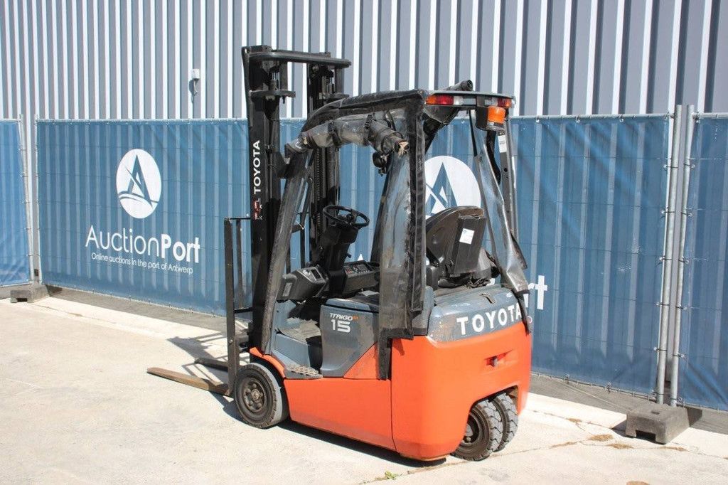 Toyota 8FBE15T Electric Forklift 1500kg 3.7m 2016