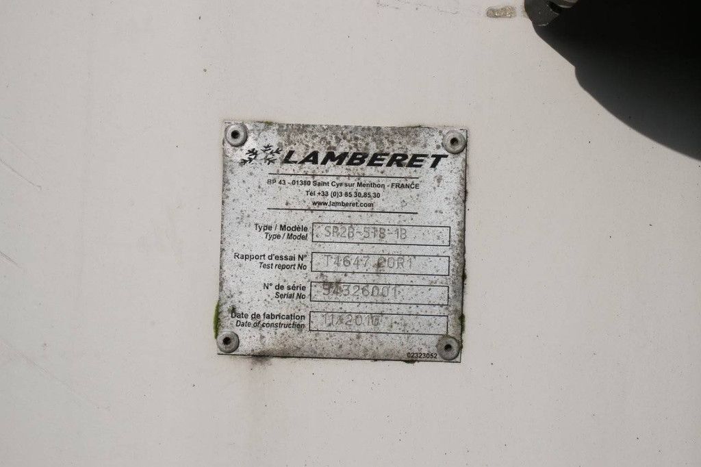 Reefer Trailer LAMBERET SR2B-5TB-1B 2010