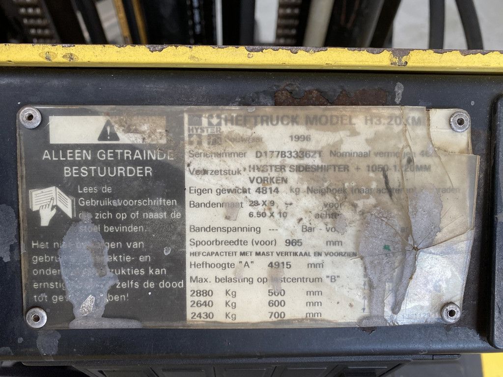 Hyster H3.20XML Diesel MH11230