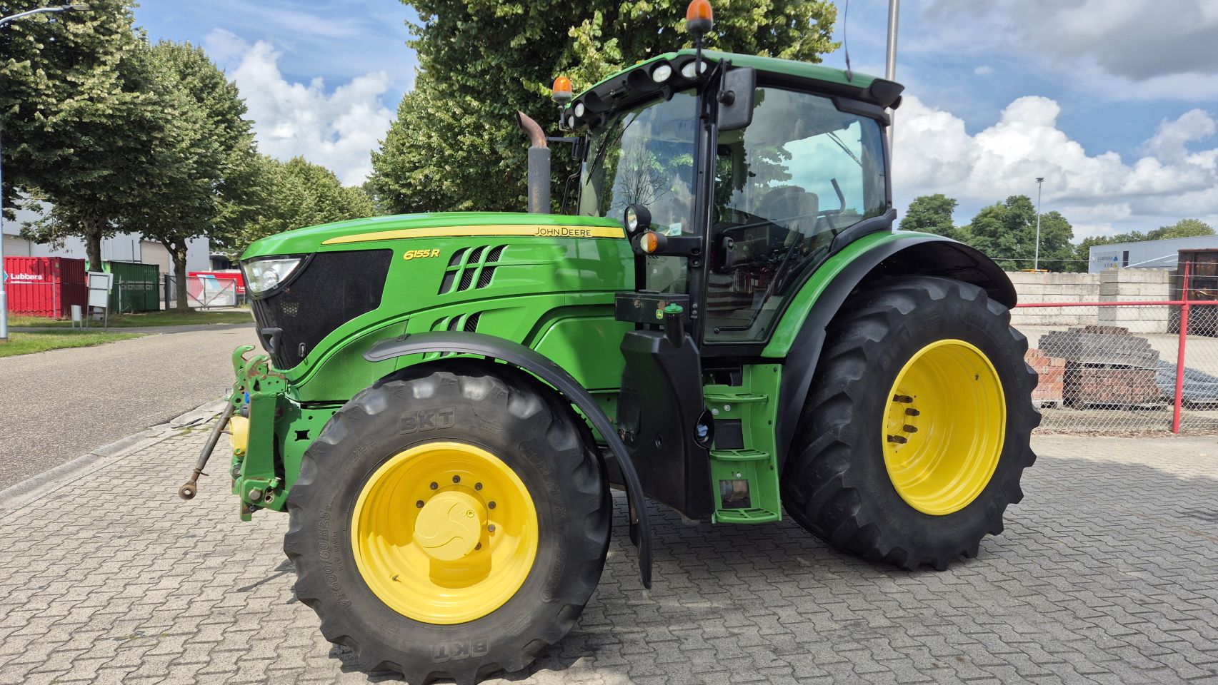 JOHN DEERE 6155R AP, 50Kmh. Lucht, Fronthef/PTO, AT, TLS, HCS