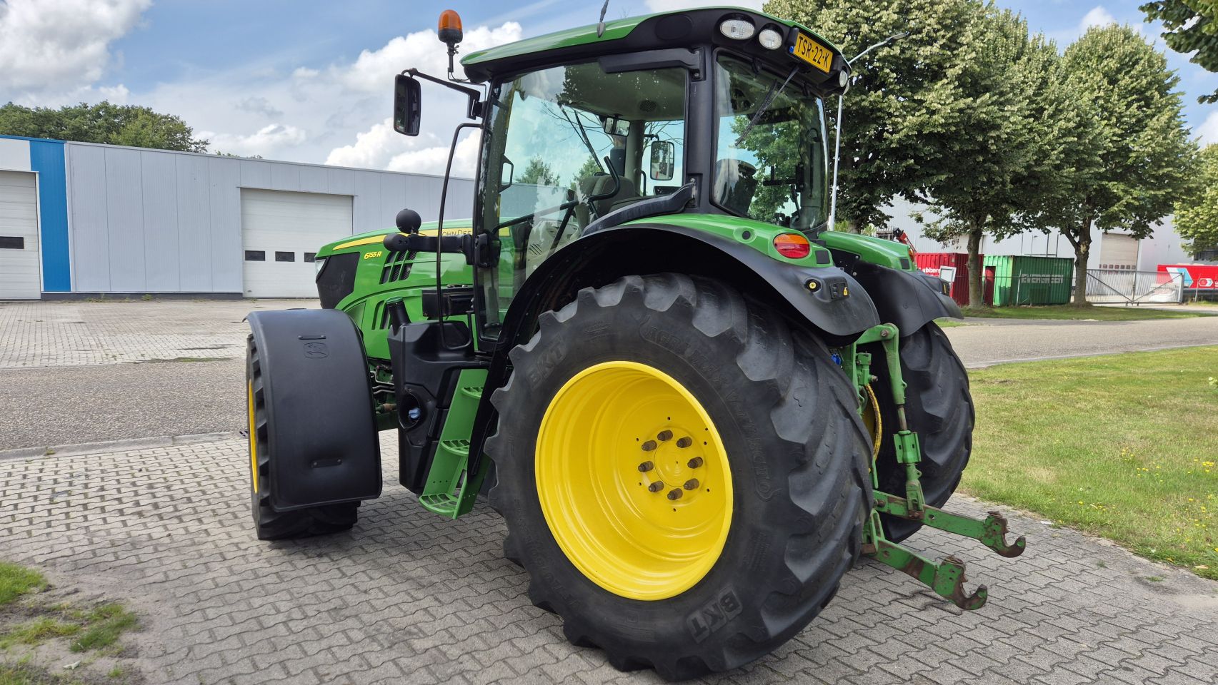 JOHN DEERE 6155R AP, 50Kmh. Lucht, Fronthef/PTO, AT, TLS, HCS