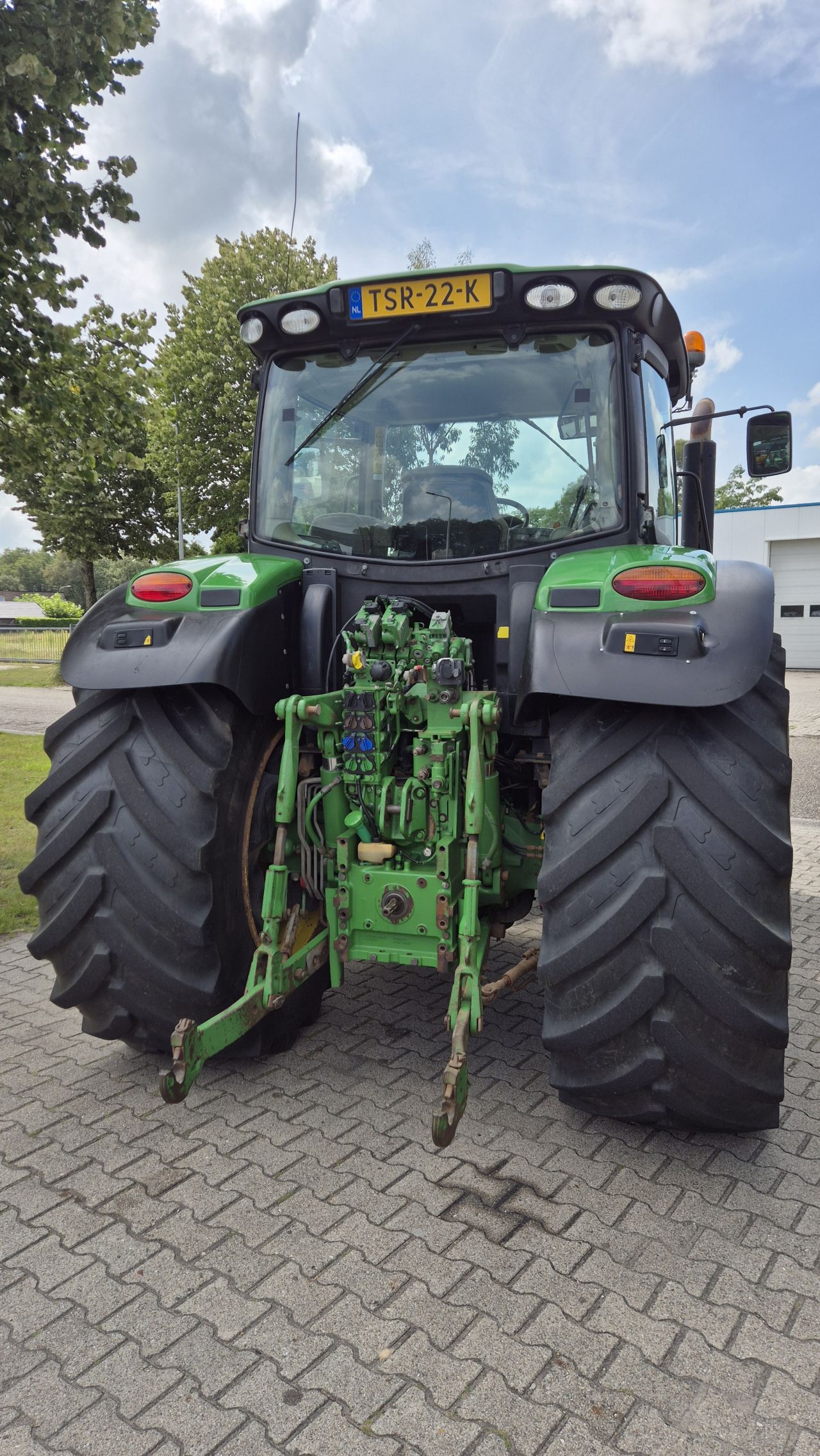 JOHN DEERE 6155R AP, 50Kmh. Lucht, Fronthef/PTO, AT, TLS, HCS