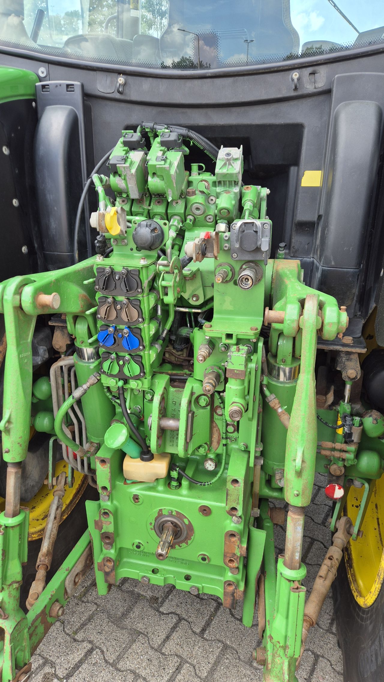 JOHN DEERE 6155R AP, 50Kmh. Lucht, Fronthef/PTO, AT, TLS, HCS