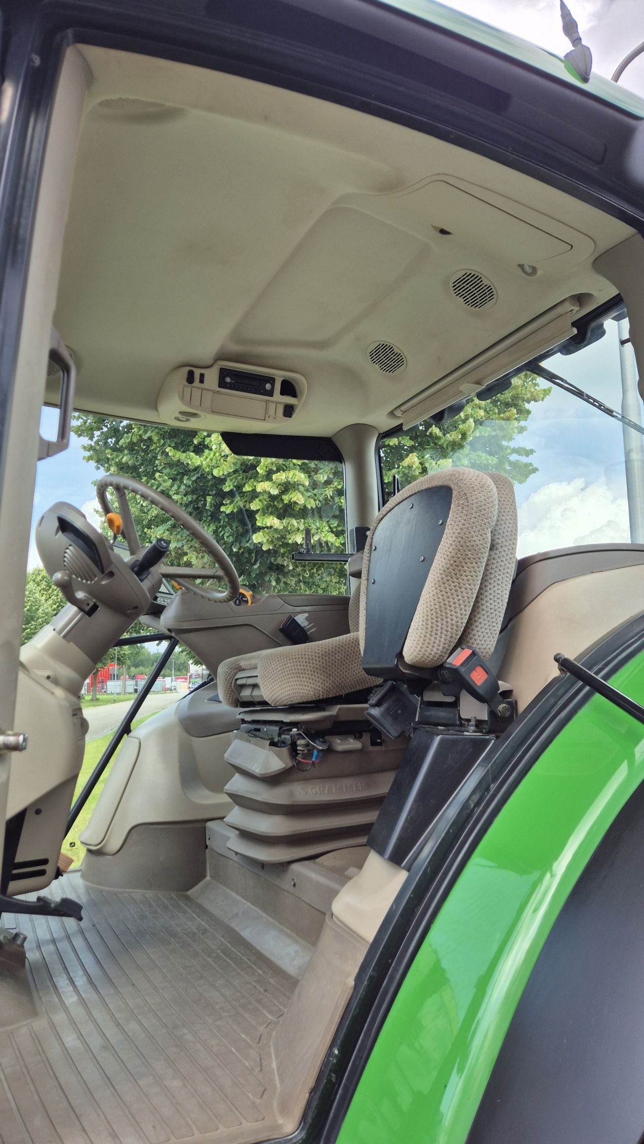 JOHN DEERE 6155R AP, 50Kmh. Lucht, Fronthef/PTO, AT, TLS, HCS
