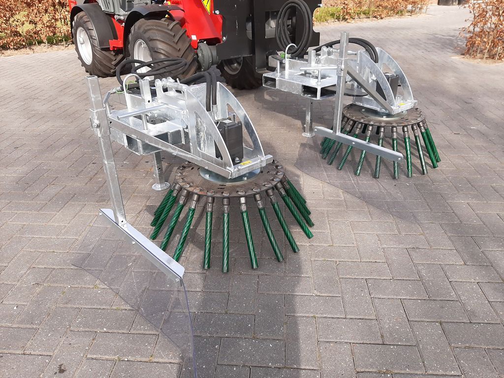 Hydraulische onkruidborstel