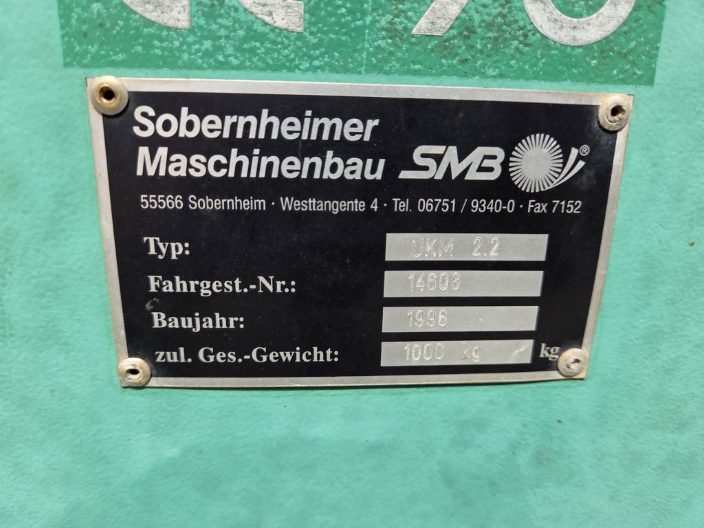 Zeppelin SMB 2200 veegmachine