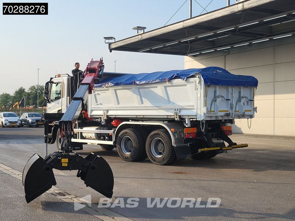 Iveco X-Way 480 6X4 NEW! HMF 2243Z-RCS Z-Crane kran 12m3 KH-Kipper Retarder Big-Axle