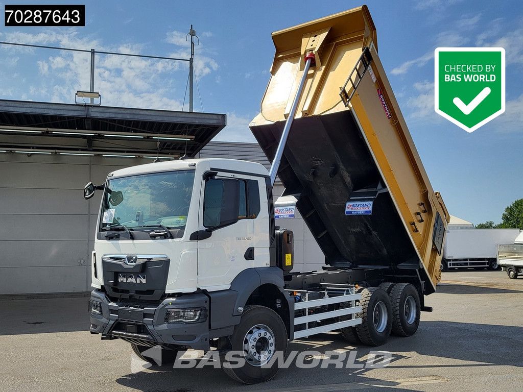 MAN TGS 33.480 6X4 NEW! 20m3 Tipper Steelsuspension Big-Axle Automatic Euro 6