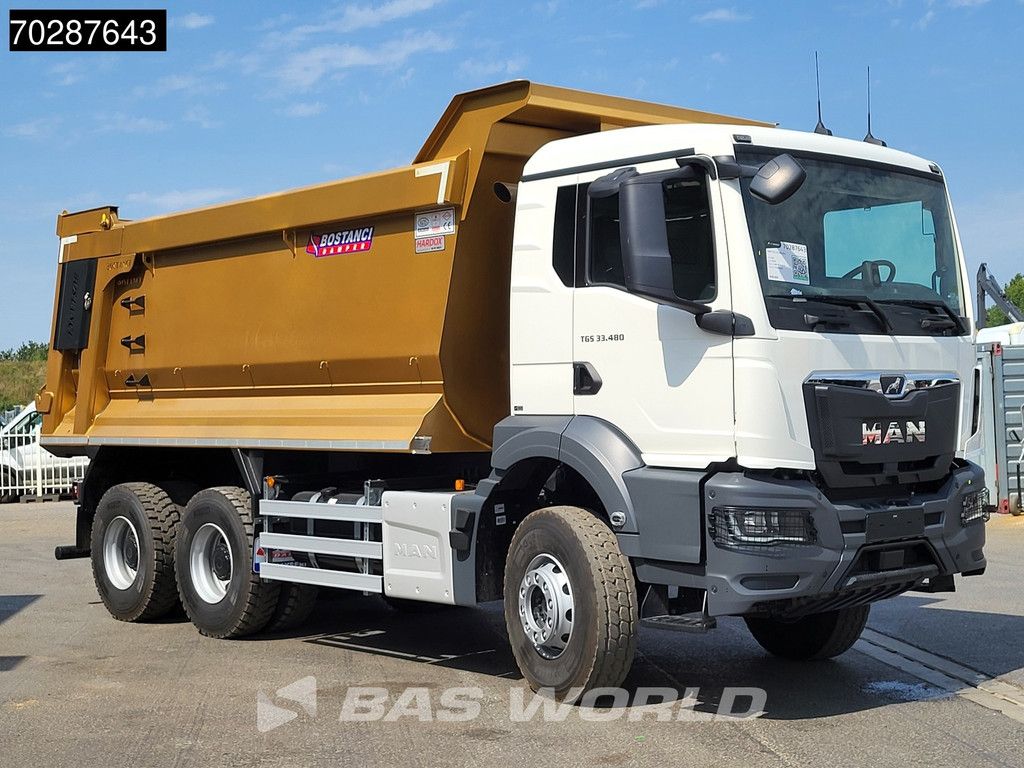MAN TGS 33.480 6X4 NEW! 20m3 Tipper Steelsuspension Big-Axle Automatic Euro 6