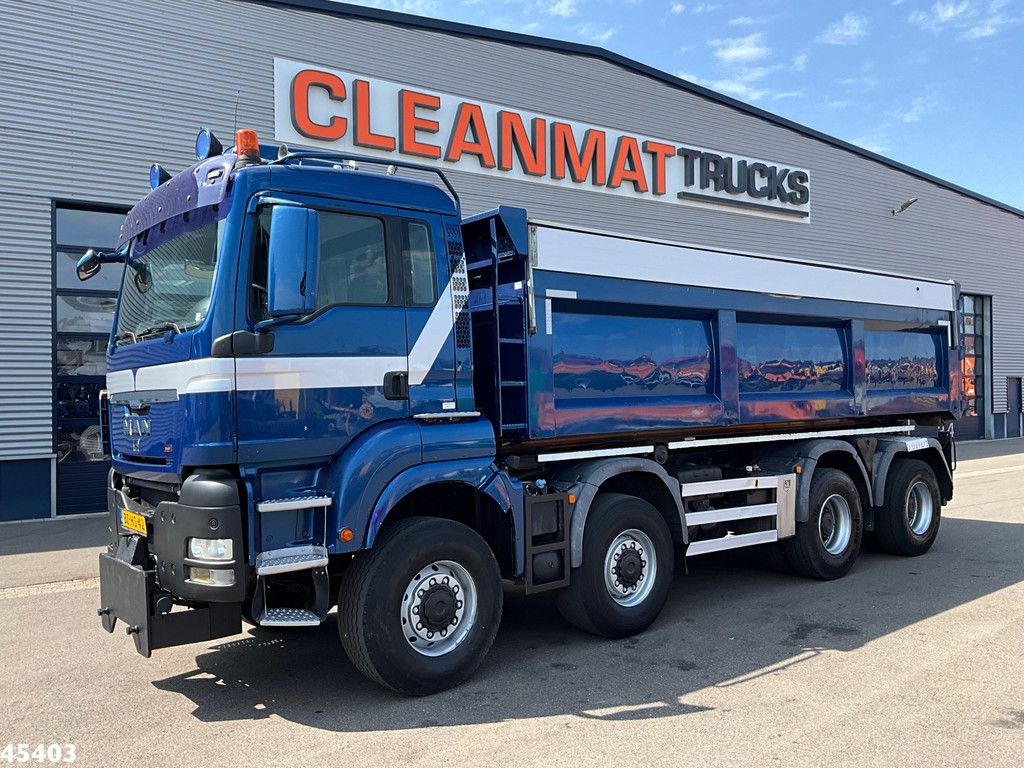 MAN TGS 43.440 8x8 HTS 30 Ton containersysteem + Vossebelt 20m³ container