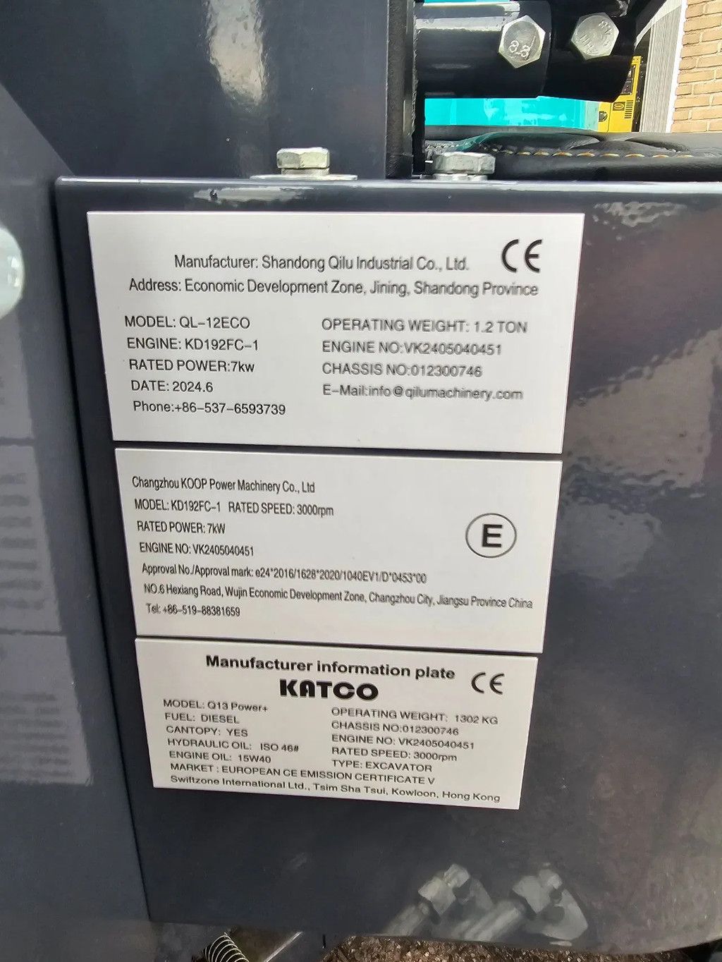 Kato Kobelco katco minigraver 1200 kg graafmachine