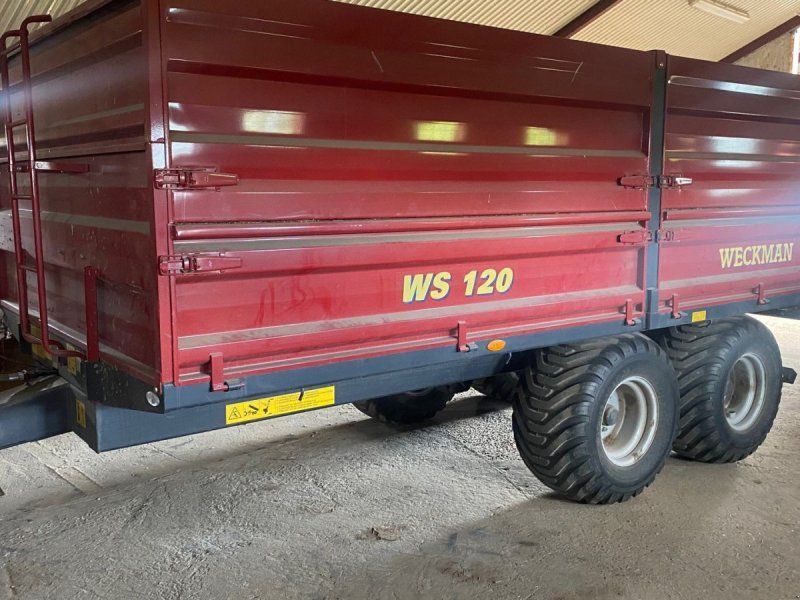 WS 120 12 tons tipvogn med ekstra sider
