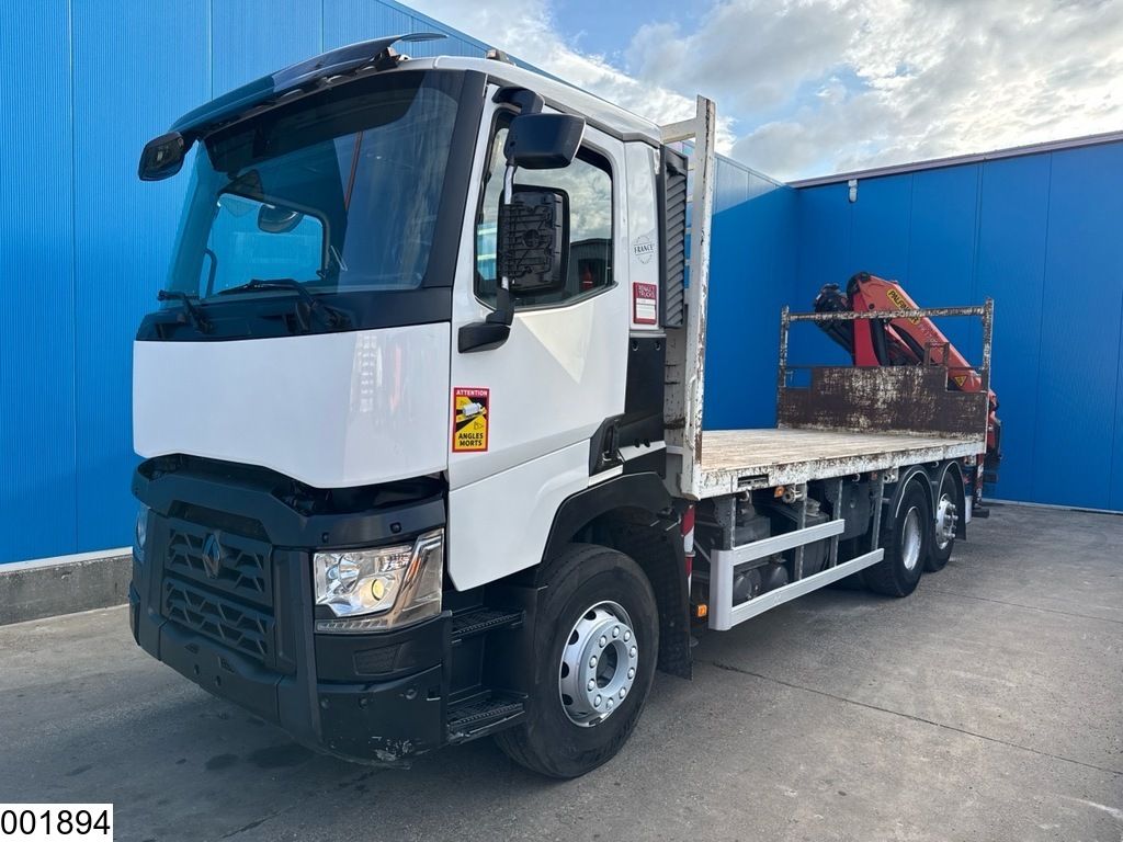 Renault C 430 6x2, EURO 6, Retarder, Palfinger, Remote, Steering