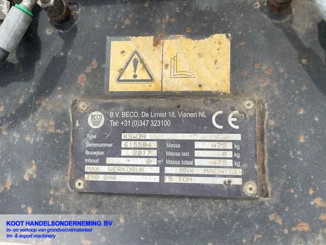 Beco CW 30 KantelstukTiltconector