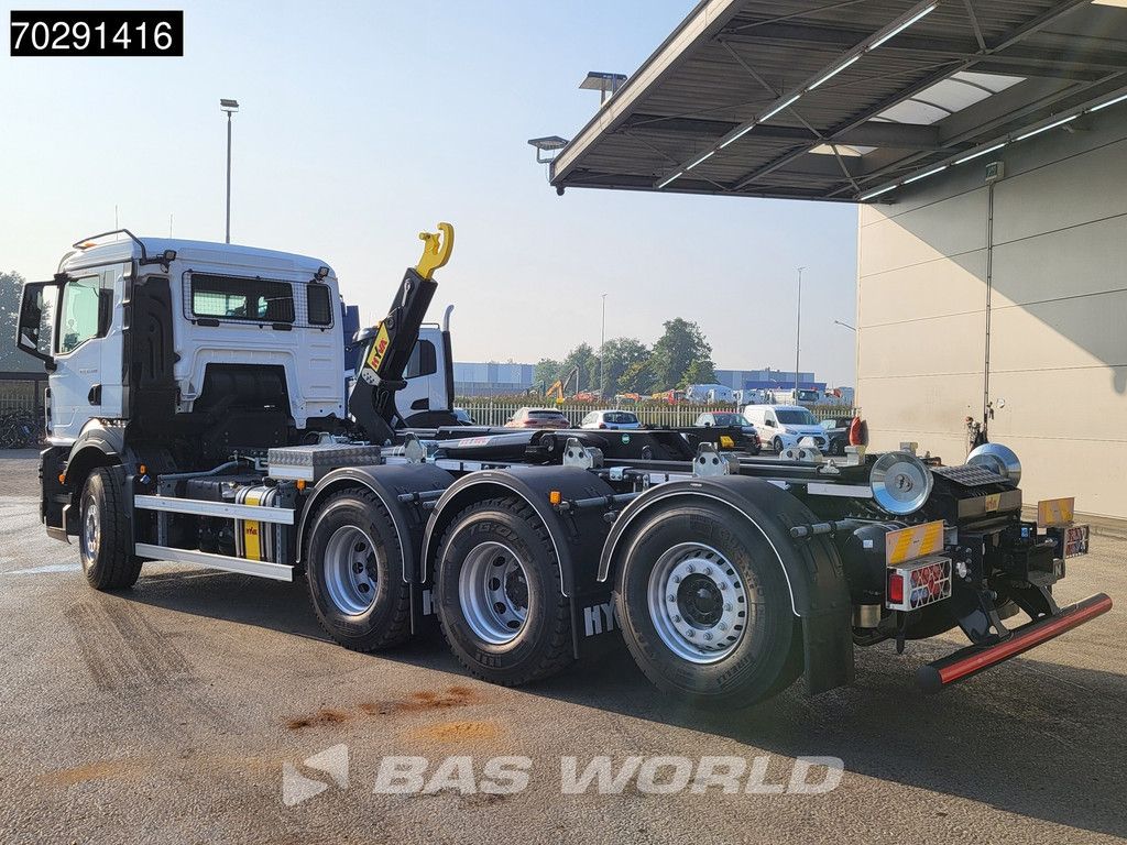 MAN TGS 35.470 8X4 NEW! HYVA 26-62 SKZ hooklift Lift+steering Axle Automatic Euro 6