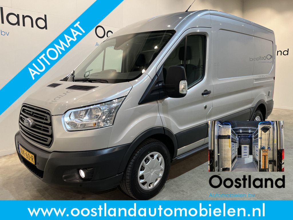 Ford Transit 350 2.0 TDCI L2H2 Trend 130 PK Automaat Servicebus / Sortimo Inrichting / Euro 6 / Airco / Cruise Control / Camera / 3-Zits / 83.500 KM !!