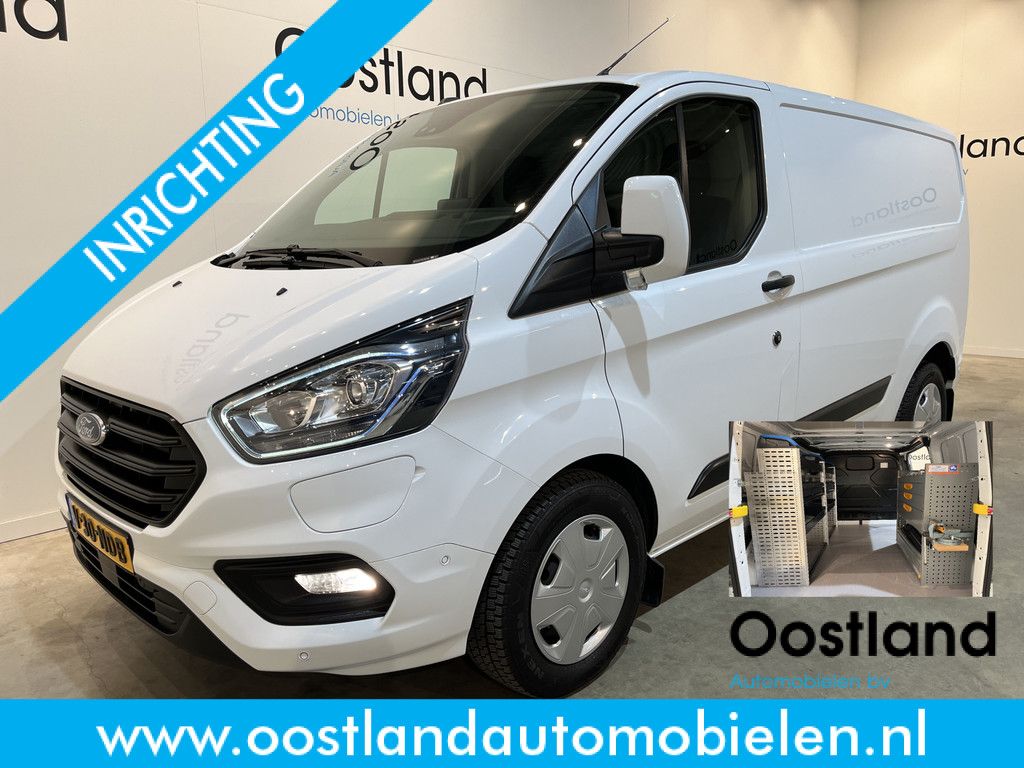Ford Transit Custom 340 1.0 EcoBoost L1H1 PHEV Trend Automaat / Euro 6 / Servicebus / Sortimo Inrichting / Airco / Cruise Control / Camera / CarPlay / 3-Zits / 30.000 KM !!