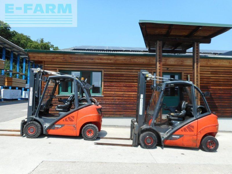 Linde 2 stk h25t-02 triplex 5,31m