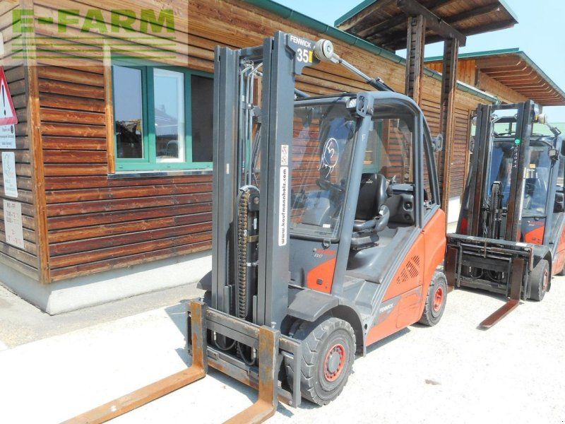 Linde 2 stk h25t-02 triplex 5,31m
