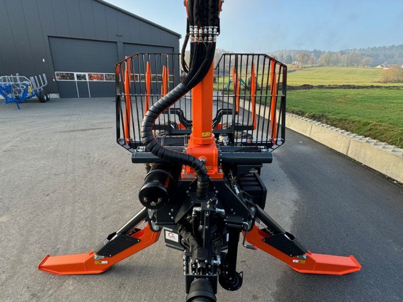 MTM 17T 17to 9,80m Kran Forwarder Rungen Druckluft Dpelrohrrahmen