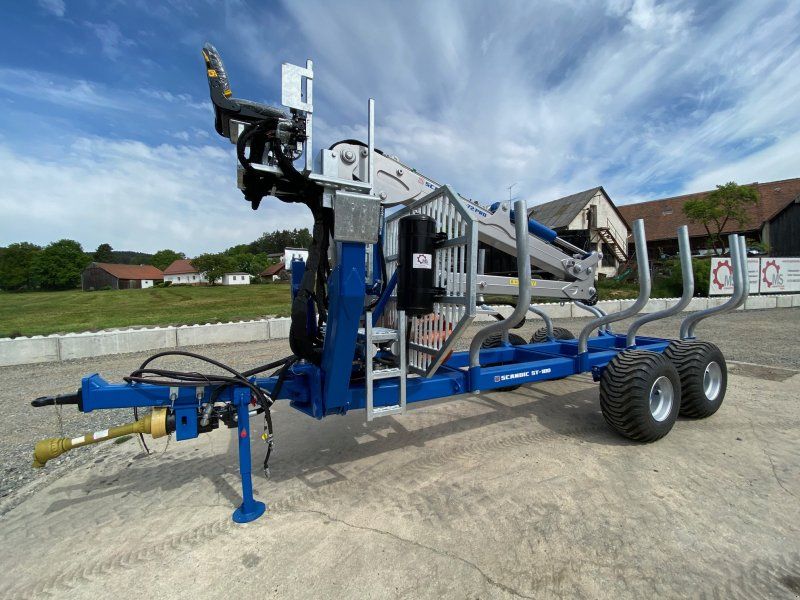 Scandic ST-10D 13t 7,9m Kran 850kg Hubkraft Druckluft Hochsitz