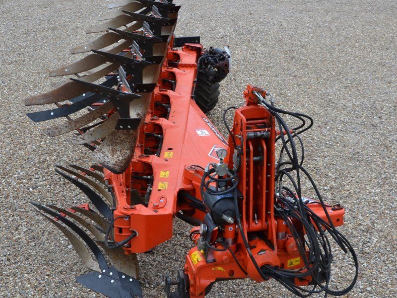 Kuhn Vari-Master 183 6F Centralsmørring, affjedret vendehoved, hydr.