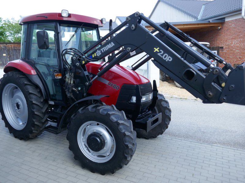 Case IH JX 80 Allr. Mit Ind-Lader und Druckluft. Sehr guter Zustand!