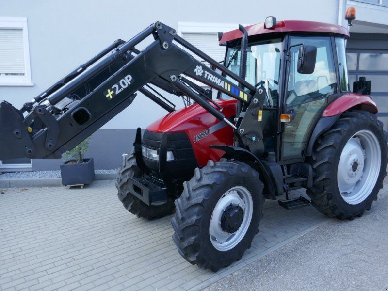Case IH JX 80 Allr. Mit Ind-Lader und Druckluft. Sehr guter Zustand!