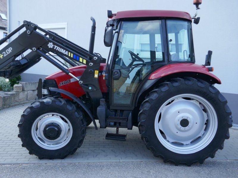 Case IH JX 80 Allr. Mit Ind-Lader und Druckluft. Sehr guter Zustand!