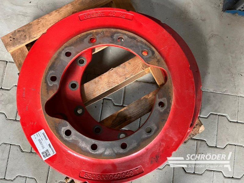 Fendt 2 ADAPTERPLATTEN FÜR RADGEWICHTE 1250KG