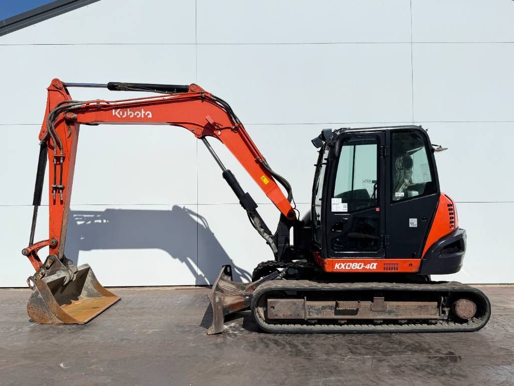 Kubota KX080-4 - Hammer Lines / Quick Coupler