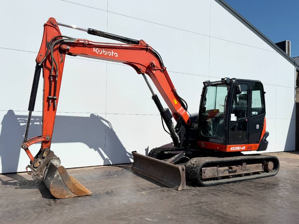 Kubota KX080-4 - Hammer Lines / Quick Coupler
