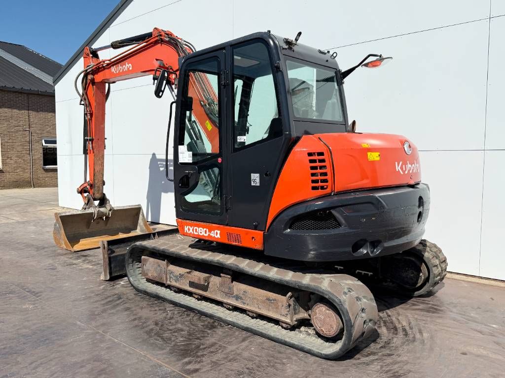 Kubota KX080-4 - Hammer Lines / Quick Coupler