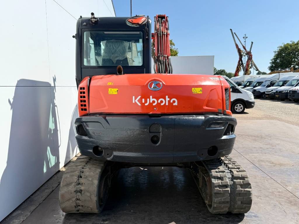 Kubota KX080-4 - Hammer Lines / Quick Coupler