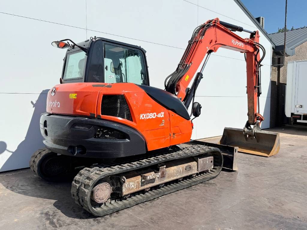 Kubota KX080-4 - Hammer Lines / Quick Coupler