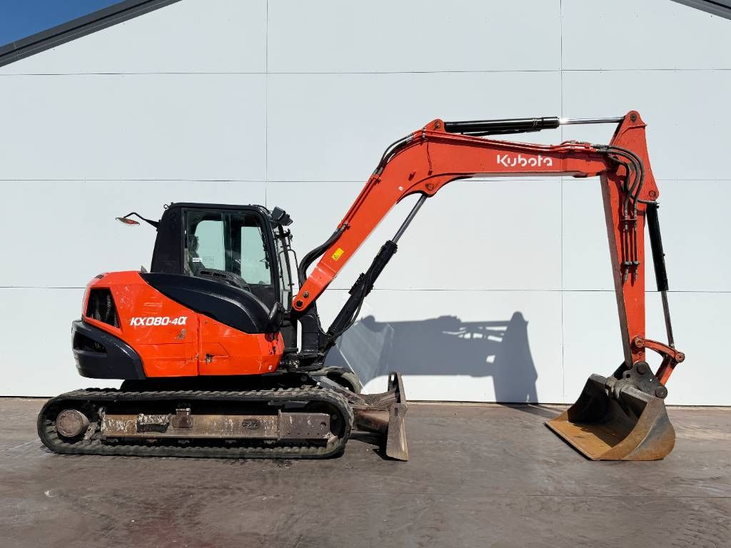 Kubota KX080-4 - Hammer Lines / Quick Coupler
