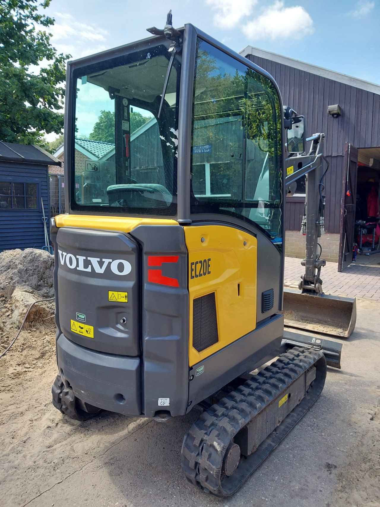 Volvo EC20E Minikraan 2021 ca 885 uren